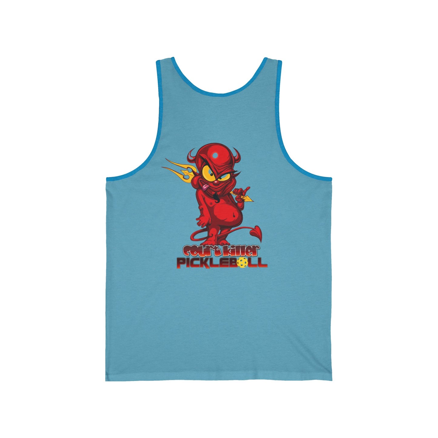 Court Killer™ Devilish Design Sport Performance Unisex Jersey Tank