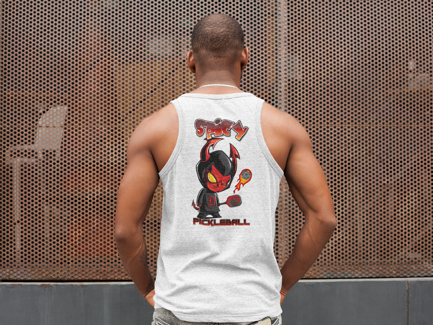 Court Killer™ Spicy Pickleball Design Men’s Sport Performance Tank