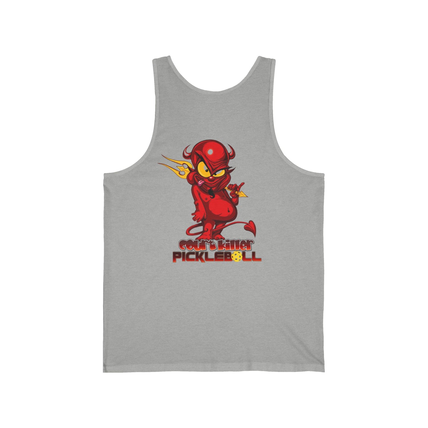 Court Killer™ Devilish Design Sport Performance Unisex Jersey Tank