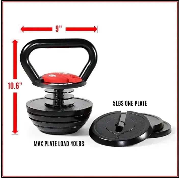 Adjustable Kettlebell Weight Set