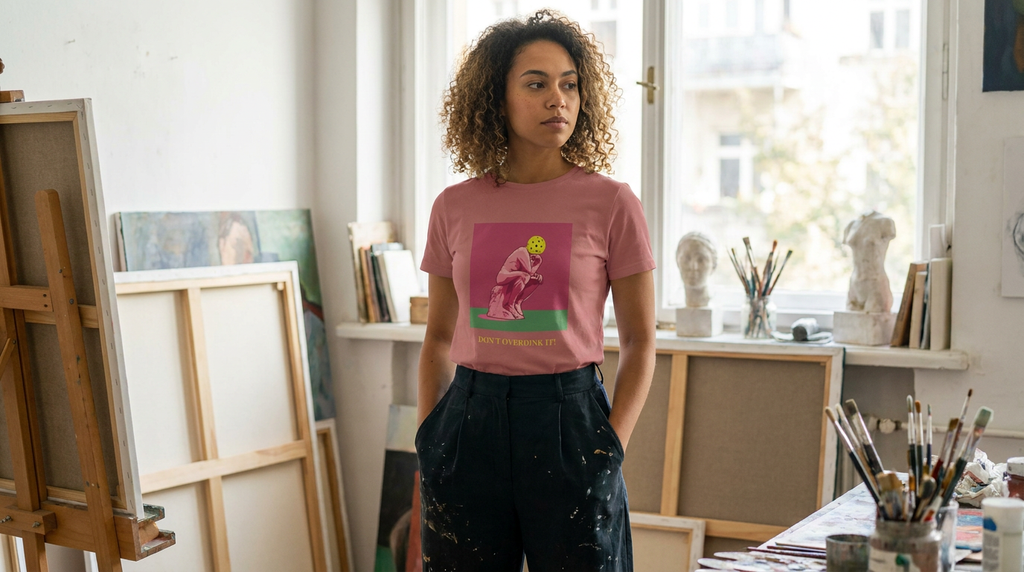 "Don't Overdink It!" Art T-Shirt